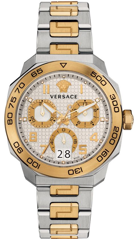 Versace Dylos Chronograph Silver Dial 